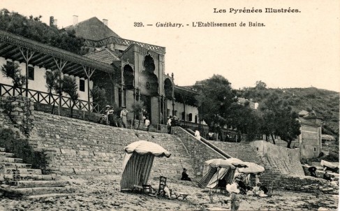 Les Pyrénées Illustrées. 329 - Guéthary - L'établissement de bains
